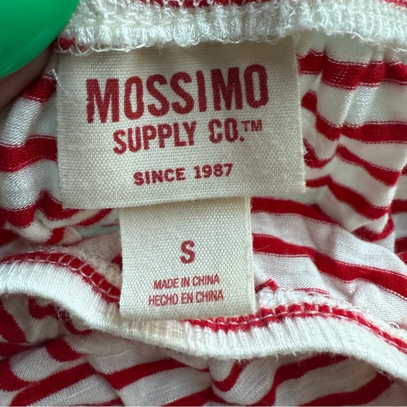 Mossimo Supply Co Red and White Crop Blouse Women’s S Casual Streetwear Summer - Picture 8 of 9
